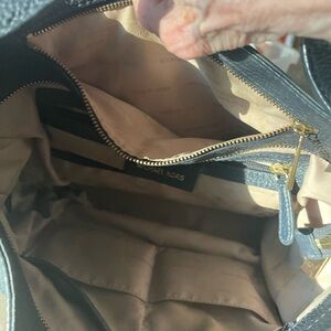 Michael Kors Black Leather Shoulder Bag